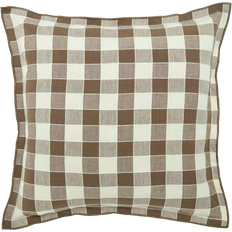 Svanefors Mary Kuddfodral, Nougat Kuddöverdrag Beige, Brun, Vit (45x45cm)