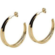 Astrid & Agnes Chelsea Big Øreringe Guld/Guld
