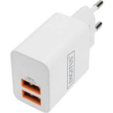 strømforsyningsadapter 2 x USB 15.5 Watt