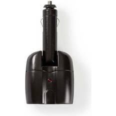 Car power adapter Nedis Universal DC Power Adapter Biladapter 120 W 12 V DC Udgangstype: Biladapter 0 m Indgangsspænding: 12 V DC Valg af udgangsspænding: N/A Maksimal udgangsstrøm pr. port: 10 A Sort