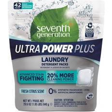 Seventh Generation Ultra Power Plus Laundry Detergent Packs Fresh Citrus 29.6