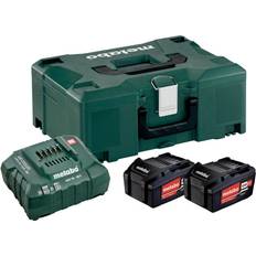 Batterien & Akkus Metabo 685064000 18v Basic Set Inc 2x 4.0Ah Li-Power CAS Batteries & ASC 55 Charger In MetaBOX 145