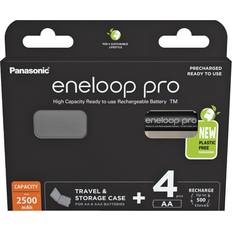 Panasonic eneloop pro aa Panasonic Eneloop Pro HR06 + Box AA NiMH 2500mAh 4-pack