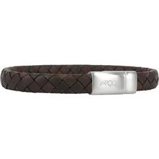 Brun Smycken Arock MARC 20 cm Bracelet - Silver/Brown