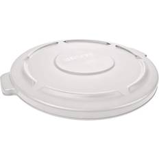 Rubbermaid Låg til Rund Plast Beholder 121 Liter Hvid
