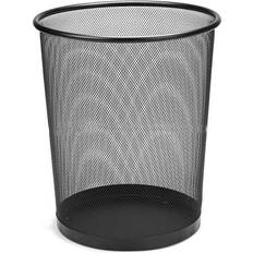 Mind Reader 1CIRGA-BLK Garbage Waste Basket Recycling Set