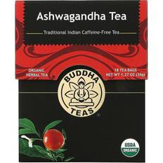 Ashwagandha te Buddha Teas, Organic Herbal Tea, Ashwagandha, 18