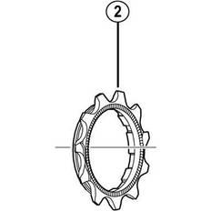 Shimano cs hg50 Shimano CS-HG50 10-vxl 11T bk Kassettdrev