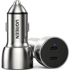 Qc 3.0 usb lader Ugreen CD213 QC 3.0, 2xUSB, 36W car charger (gray)