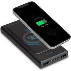 Powerbank med qi SBS MOBILE MOBILE POWERBANK QI WIRELESS 10W 10000MAH