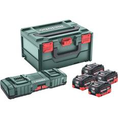 Batterien & Akkus Metabo 685143000 Laddpaket med laddare och 4 st. batterier