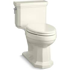 Kohler one piece toilet Kohler Kathryn One-piece compact elongated toilet with concealed trapway, 1.28 gpf