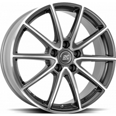 18" - 5/120 - 7,5" Autofelgen Brock RC32 Titanium Full Polish 7.5x18 5/112 ET60