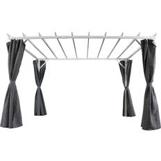 Piode Brafab Piode pergola 300x360 vit/grå