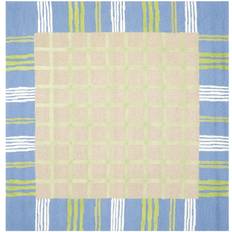 Safavieh Kids Collection SFK320A Handmade Taupe/Blue Rug 5x8"