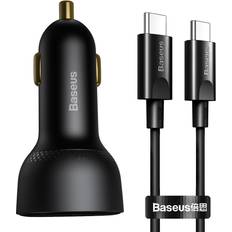 Usb c car charger Baseus Car charger Superme USB USB-C 100W USB-C cable (black)