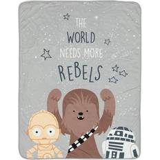 Lambs & Ivy Star Wars Rebels R2D2/C-3PO/Chewbacca Soft Sherpa Baby Blanket