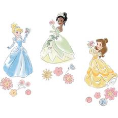 Disney Princesses 20-Piece Wall Decals Pink