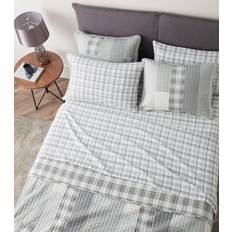 Cotton - Gray Bed Sheets Eddie Bauer Beacon Hill Cotton Flannel Twin Bed Sheet Gray