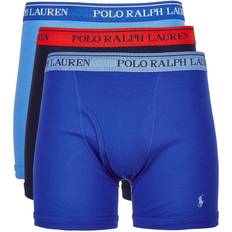 Polo Ralph Lauren Mens Classic Fit Boxer Briefs 3-pack - Aerial Blue/Rugby Royal/Cruise Navy