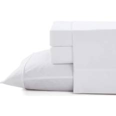 Tommy Bahama Solid Bed Sheet White (259.1x228.6cm)