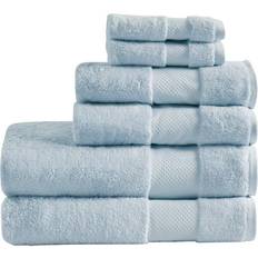 Madison Park Signature Turkish Bath Towel Blue (147.3x76.2cm)