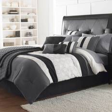 Textiles Riverbrook Home Elsie Bedspread Gray, Black (256.5x218.4)