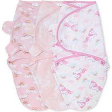 The Peanutshell 3-pc. Swaddle Blanket, Newborn-3 Months Pink Pink Newborn-3 Months