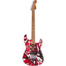 Electric Guitars EVH Striped Series Frankenstein Relic Red/Black/White
