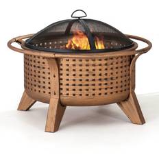 Fire pit wood burning Sunjoy 30 in. Outdoor Wood-Burning Fire Pit, Patio