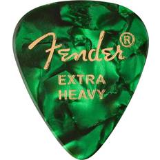 Fender 351 Picks XZwaar Groen Moto 12 12x
