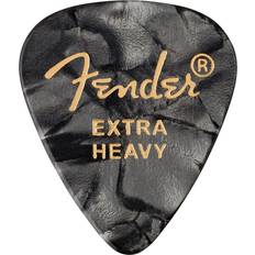 Plettri Fender Premium Celluloid 351 Shape Black Moto Pack of 12