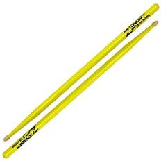 Drumsticks Zildjian 5A Acorn Wood Neon Yellow Drumsticks, Pair