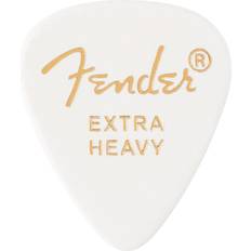 Plektrum Fender 351 Shape Premium Celluloid Picks, Extra-Heavy, 12-Pack, White