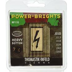 Egitarre Thomastik Saiten für E-Gitarre Power Brights Series Heavy Bottom Satz RP110 Medium Light .010-.050w