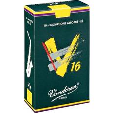 Vandoren 10-Pack of 2 Alto Saxophone V16 Reeds