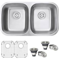 Kitchen Sinks on sale Ruvati RVM4300 Parmi 32-1/4" Undermount Double