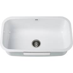 Kitchen Sinks Kraus KEU14 Pintura 31-1/2" Undermount Single Basin Porcelain Enameled