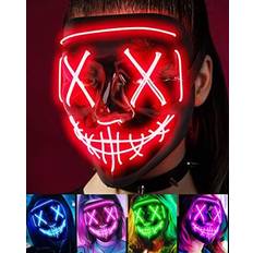 Led halloween mask LED Purge Mask Red