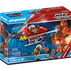 Playmobil brandmand Playmobil City Action Fire Rescue Helicopter 71195