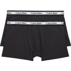 Calvin klein kalsonger barn Barnkläder Calvin Klein Boy's Trunks 2-pack - Pvhblack (B70B700401)