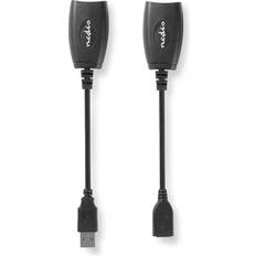 Nedis USB A-RJ45 1.1 M-F 0.2m