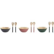 Bambu Salladsskålar Dkd Home Decor - Salladsskål 30cm 3st