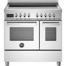 2 - 90 cm - Elektriske ovne Induktionskomfurer Bertazzoni PRO95I2EXT Rustfrit stål