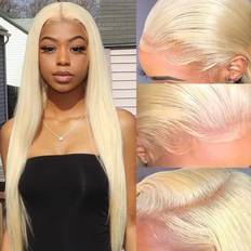 Alididi 13x4 HD Straight Lace Front Wig 22 inch #613 Blonde