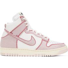 Men - Nike Dunk - Pink Shoes NIKE Dunk High 85 M - Summit White/University Red/Coconut Milk/Barely Rose