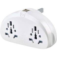 Go Travel Wereld-UK Adapter Duo USB