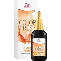 Wella professionals 5 Wella Professionals Color Fresh Semi-Permanent Colour Light Intense Mahogany Brown 75Ml Duo Pack