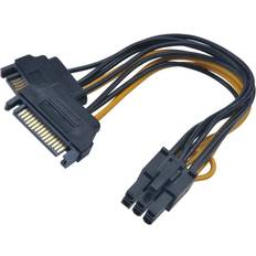 Kabel Akasa SATA Power to 6pin PCIe Adapter Cable AK-CBPW13-15 Provides