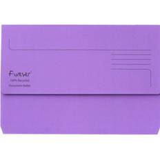 Exacompta Forever Document Wallet Manilla Foolscap Bright